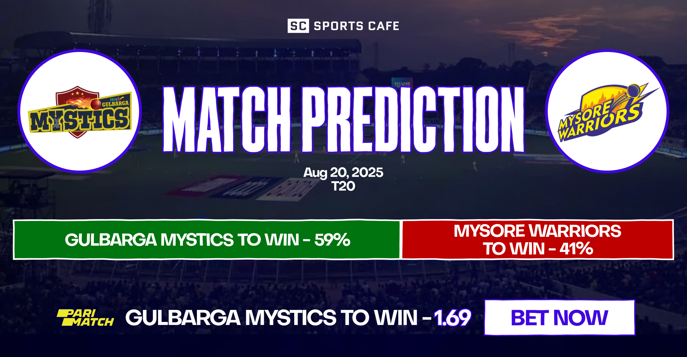 Gulbarga Mystics vs Mysore Warriors